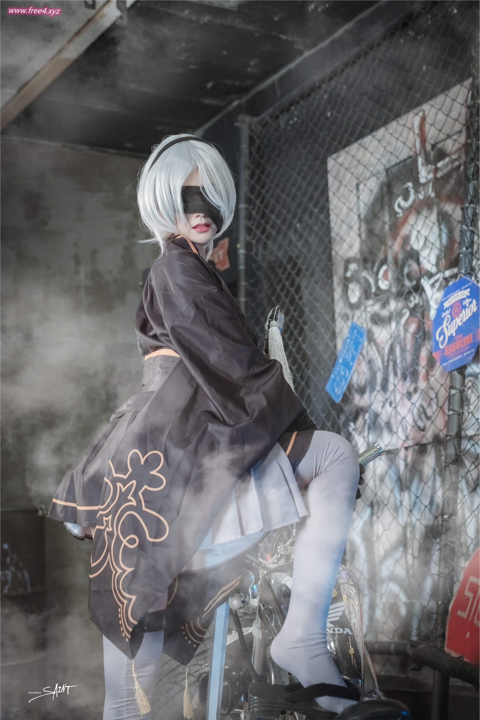 SAINT Photolife Yuna - Yuna Cos Vol.04 KDA Akali & Nier Automata 2B(30)